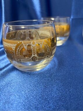 Vintage 1960s Rolly Polly Glasses by George Briard 4 in set